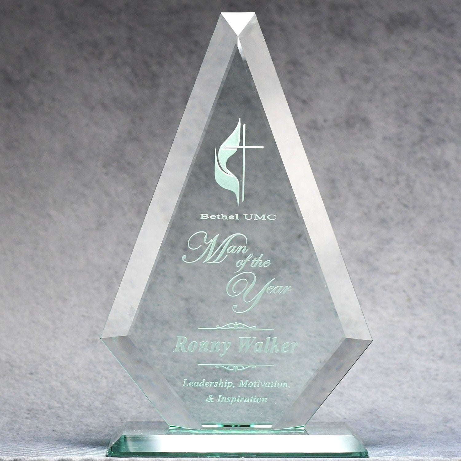 Premium crystal corporate award