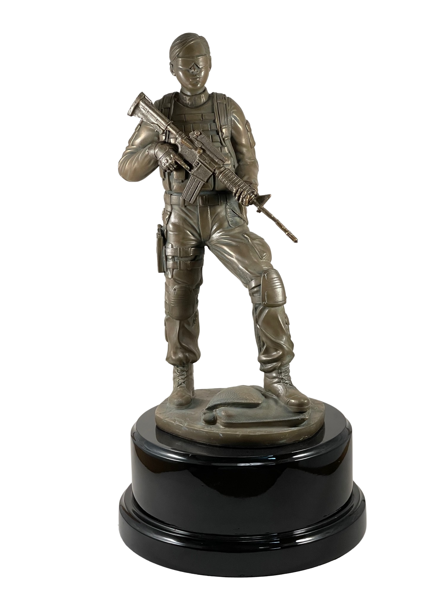 Detailed military recognition statue