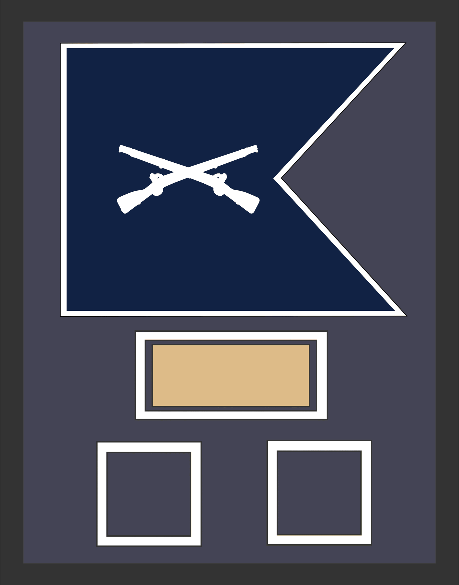 6x8 Framed Mini Guidon