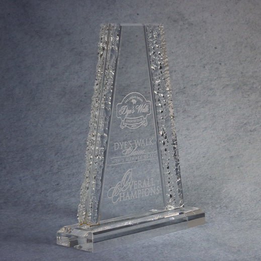 Acrylic Tower With Crinkle Edge