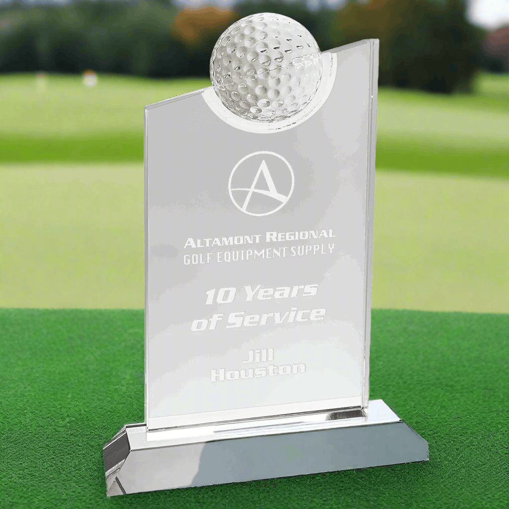 Crystal Slant Golf Tablet