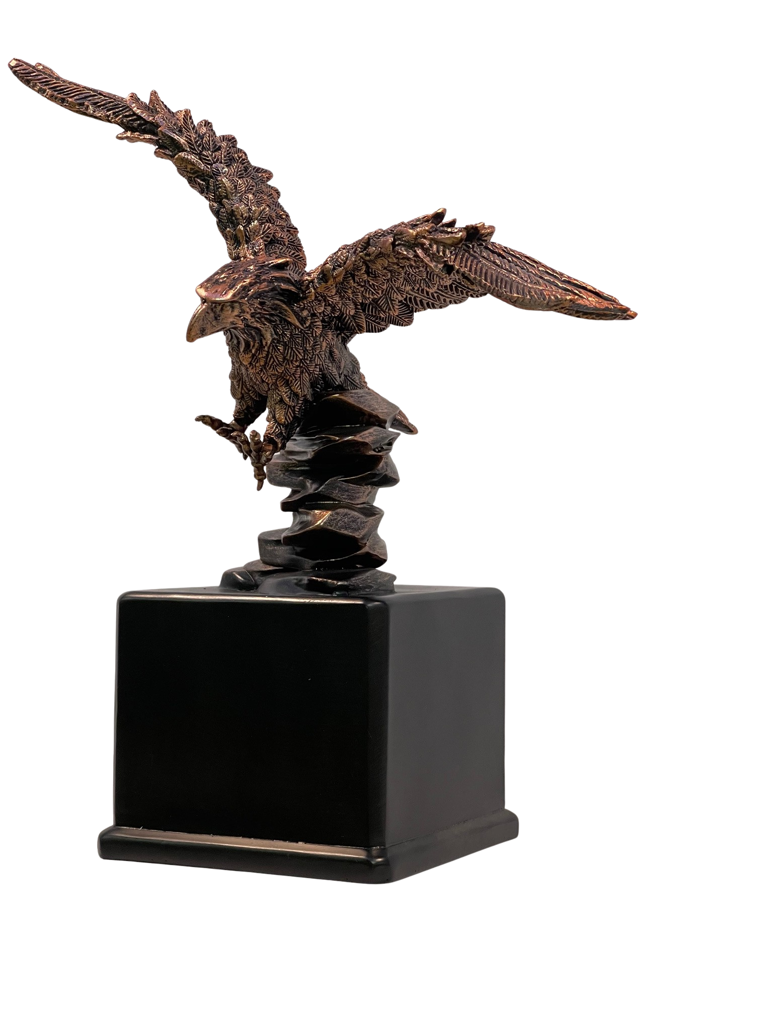 Eagle Landing Statue – Bold Patriotic & Recognition Award