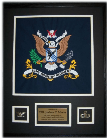 Framed Battalion Colors – Custom Military Display & Tribute