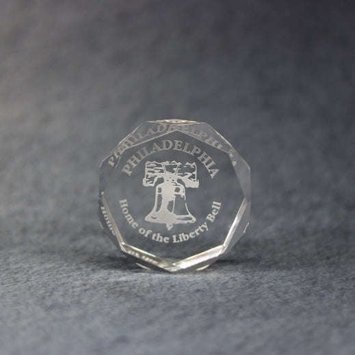 Multi-Faceted Acrylic Paperweight