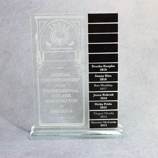 Perpetual Glass Award (12 Plates)