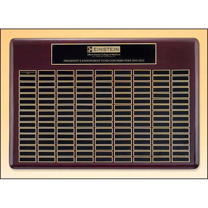Perpetual Rosewood Piano Finish Plaque (144 Plates)