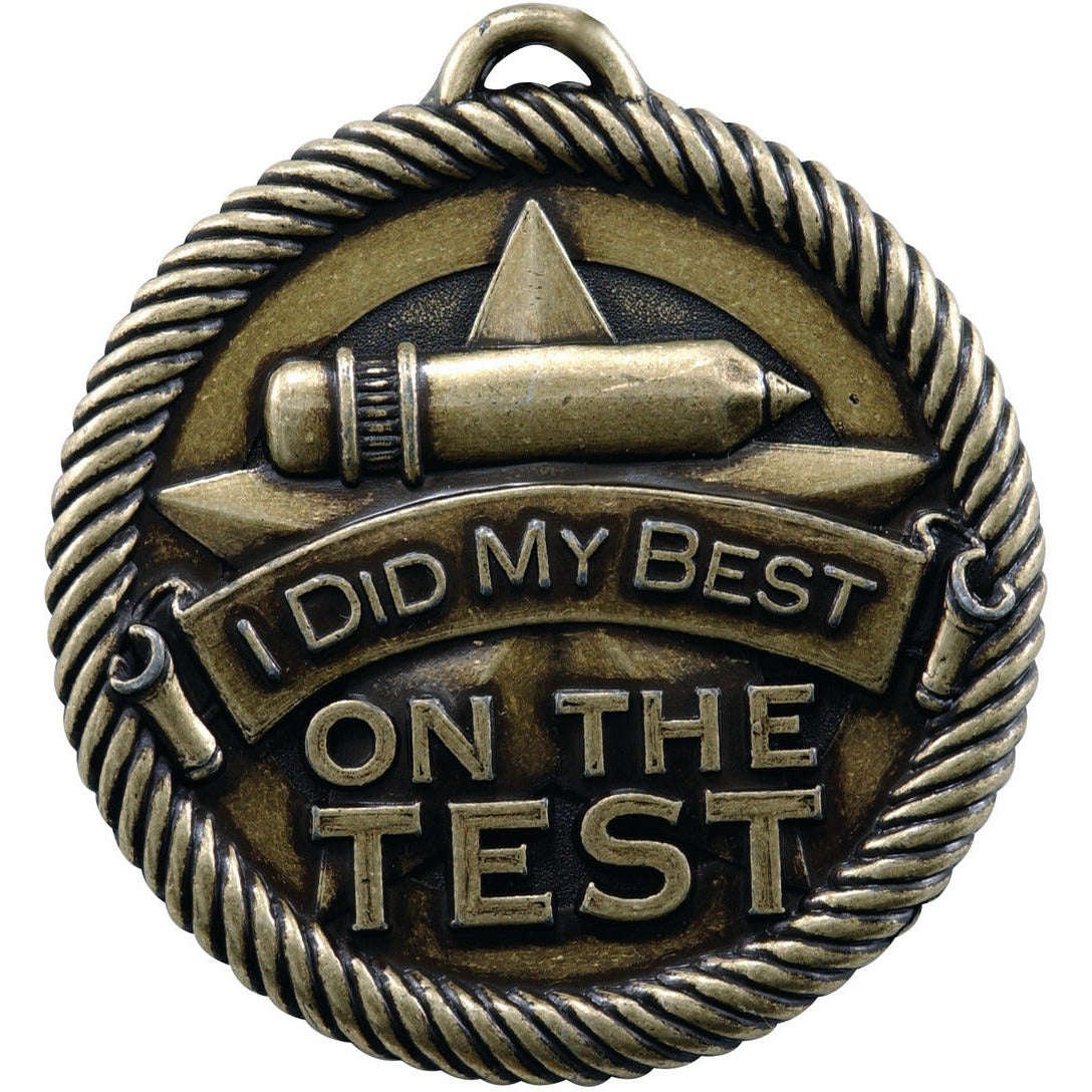 Scholastic Medal: Did My Best On Test