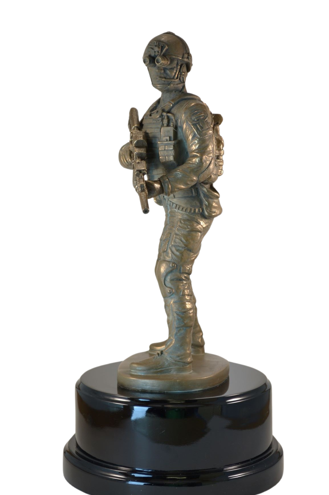 12" Special Forces Combat Soldier on Black Base